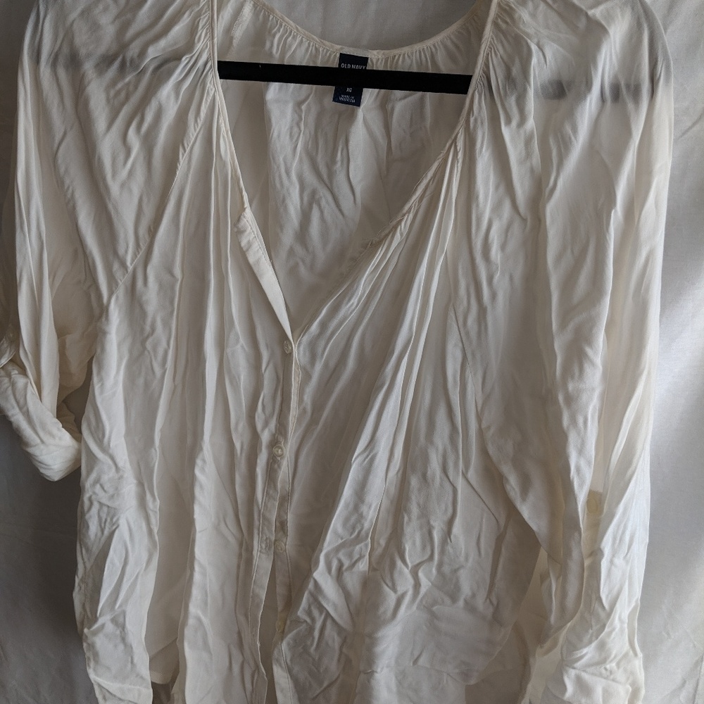 Cream Blouse